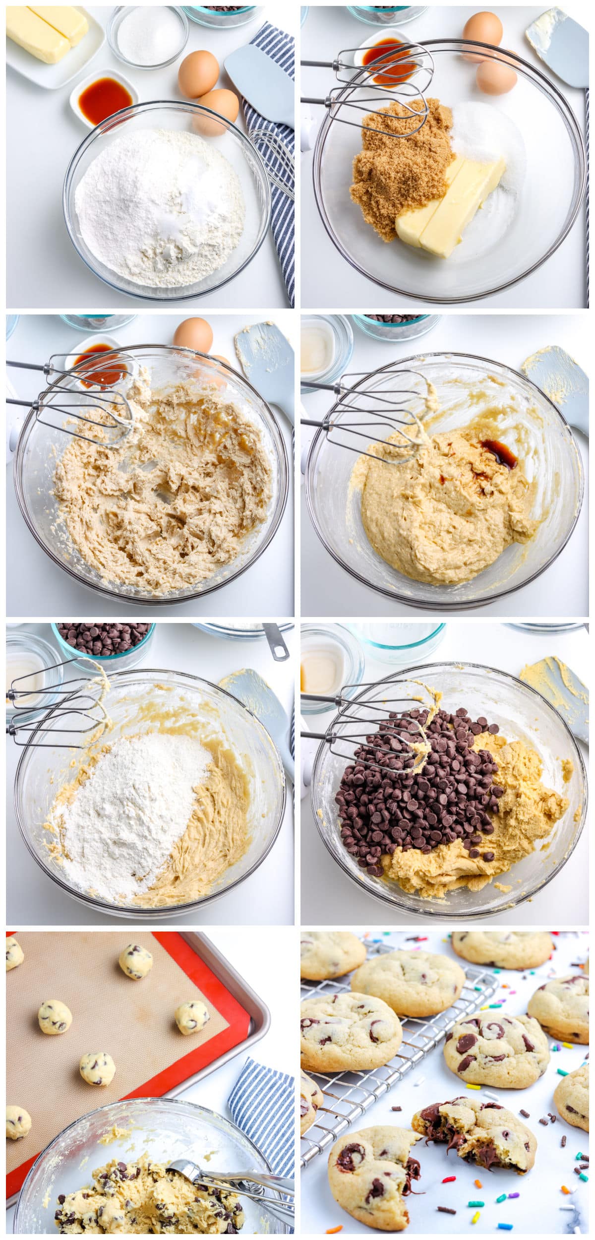 A picture collage showing you how to make this recipe.