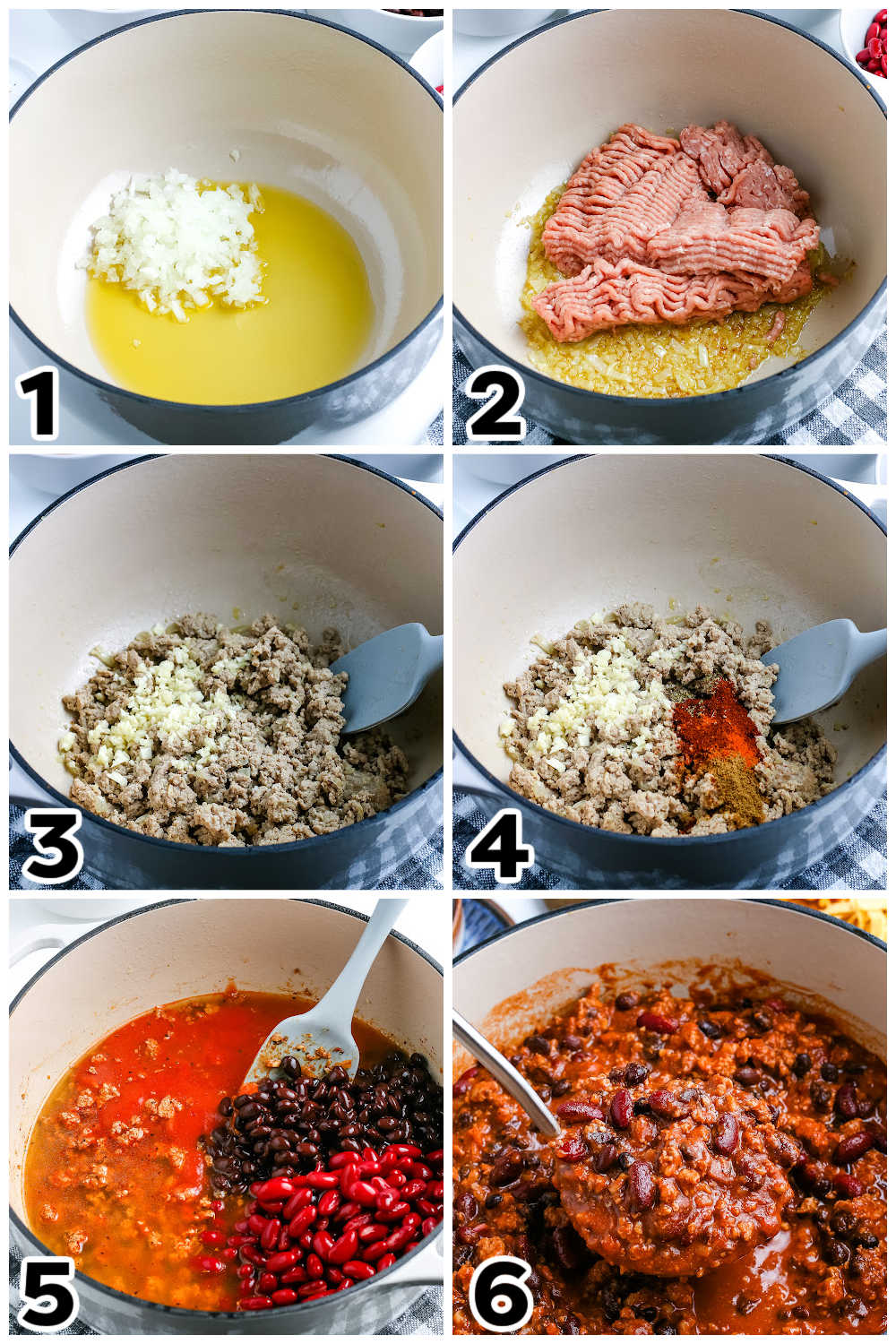 A picture collage showing how to make this recipe. 