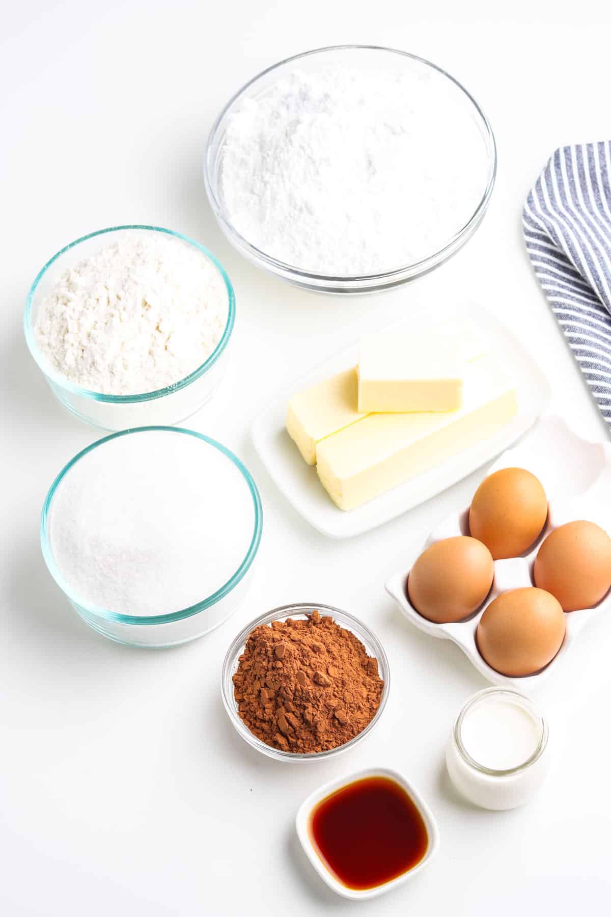 All of the ingredients needed to make this recipe.