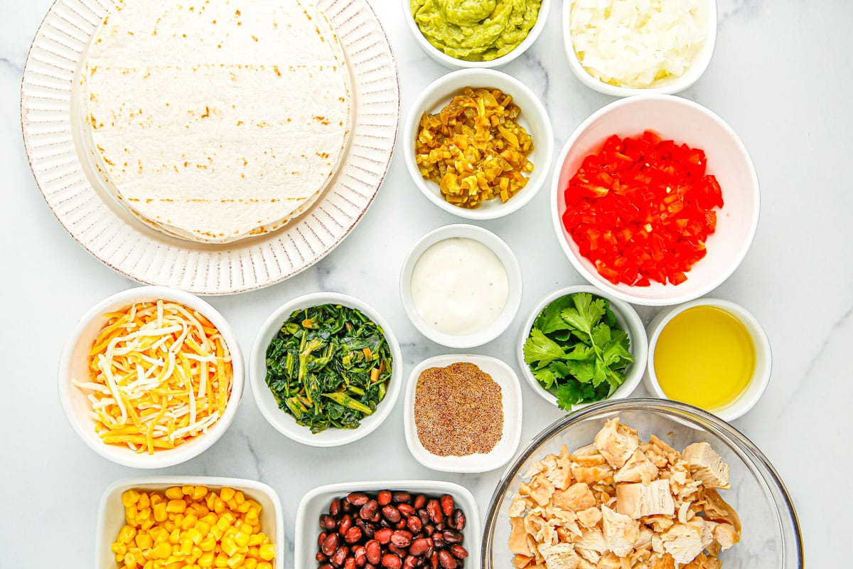 All of the ingredients needed to make this recipe.
