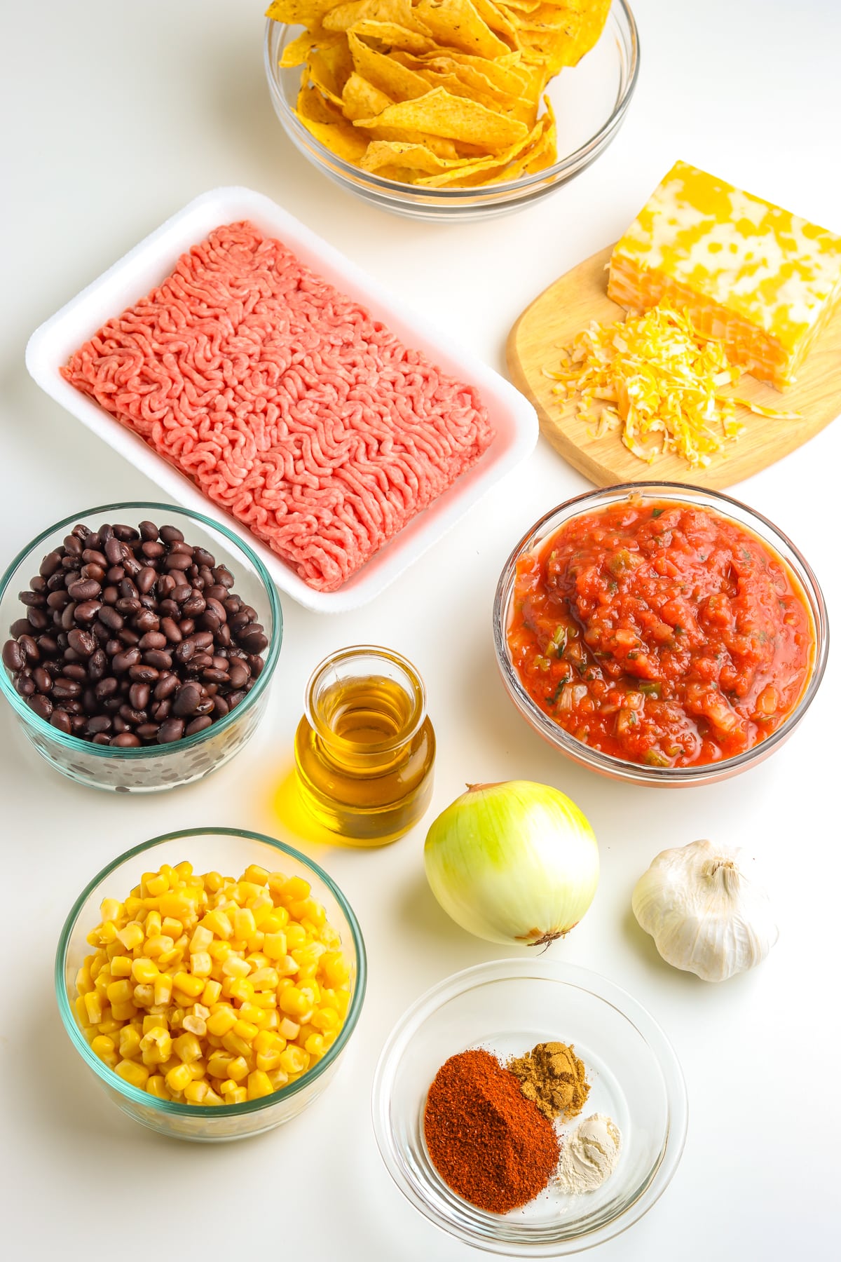 All of the ingredients needed to make this recipe.