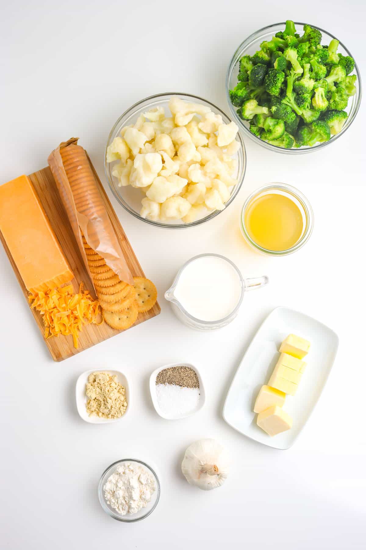 All of the ingredients needed to make this recipe.