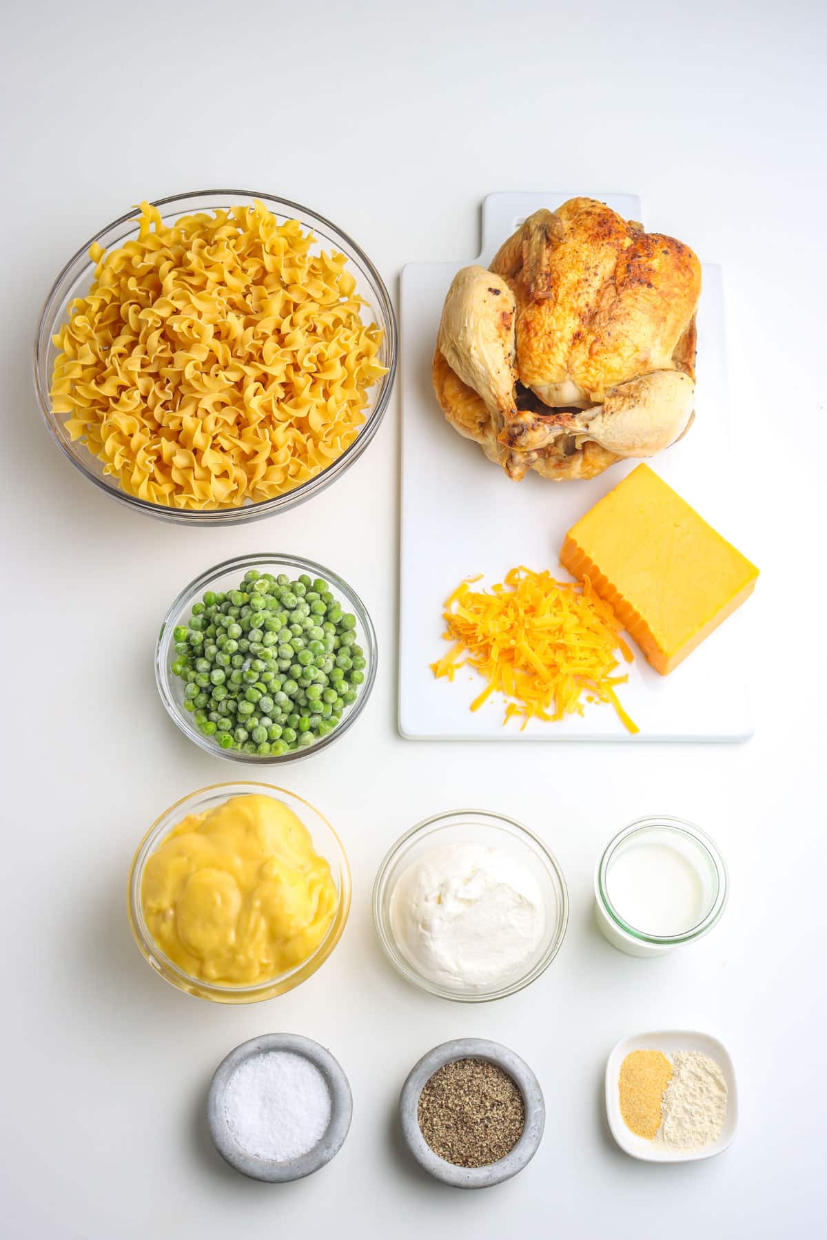 All of the ingredients needed to make this recipe.