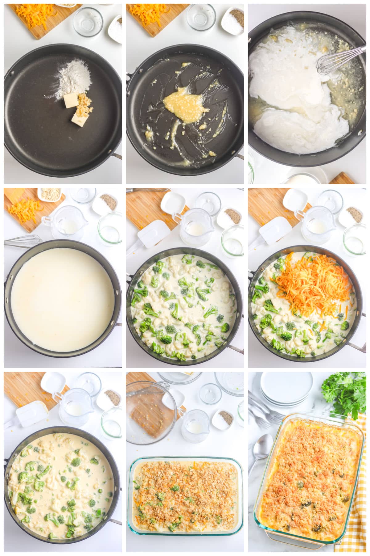 A picture collage showing how to make this recipe.