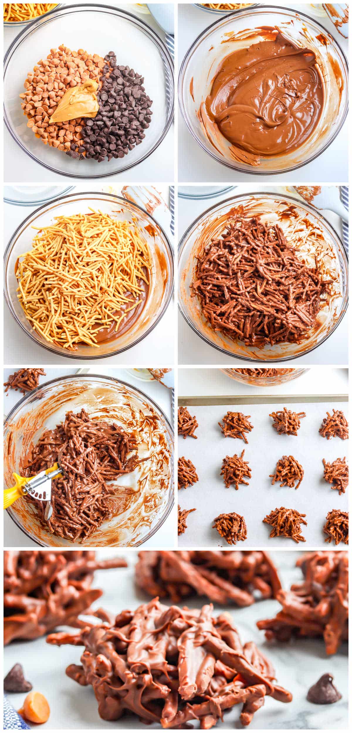 A picture collage showing how to make this recipe.