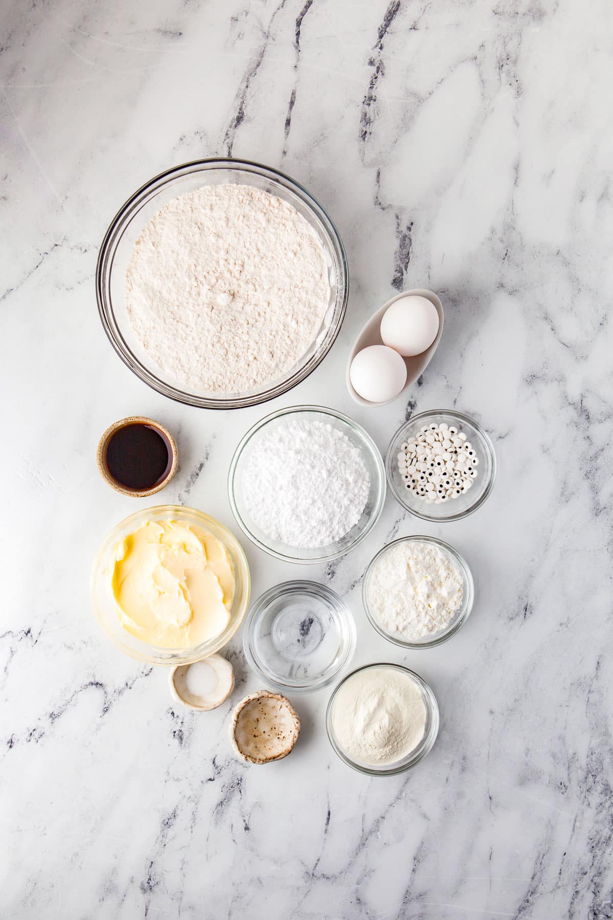 All of the ingredients needed to make this recipe.