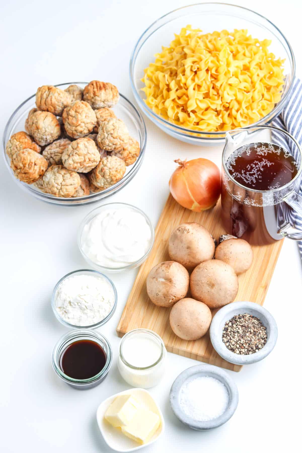 All of the ingredients needed to make this recipe.