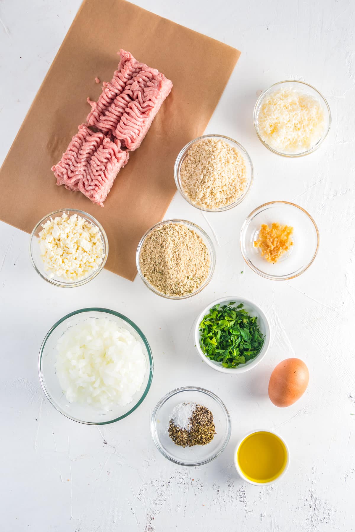 All of the ingredients needed to make this recipe.