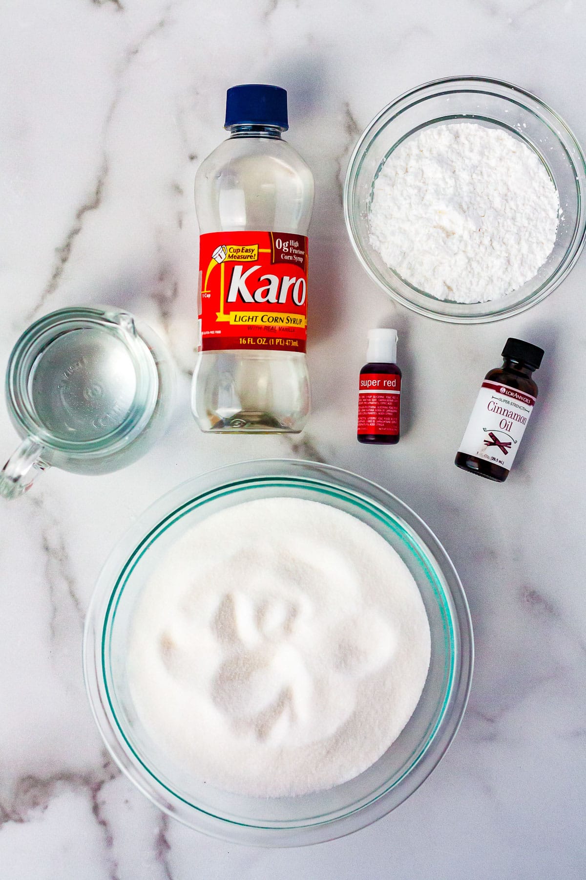 All of the ingredients needed to make this recipe.