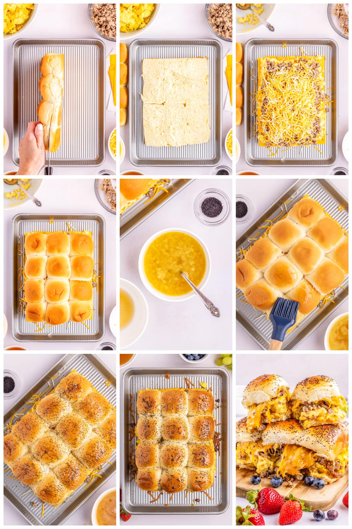 A picture collage showing how to make this recipe.