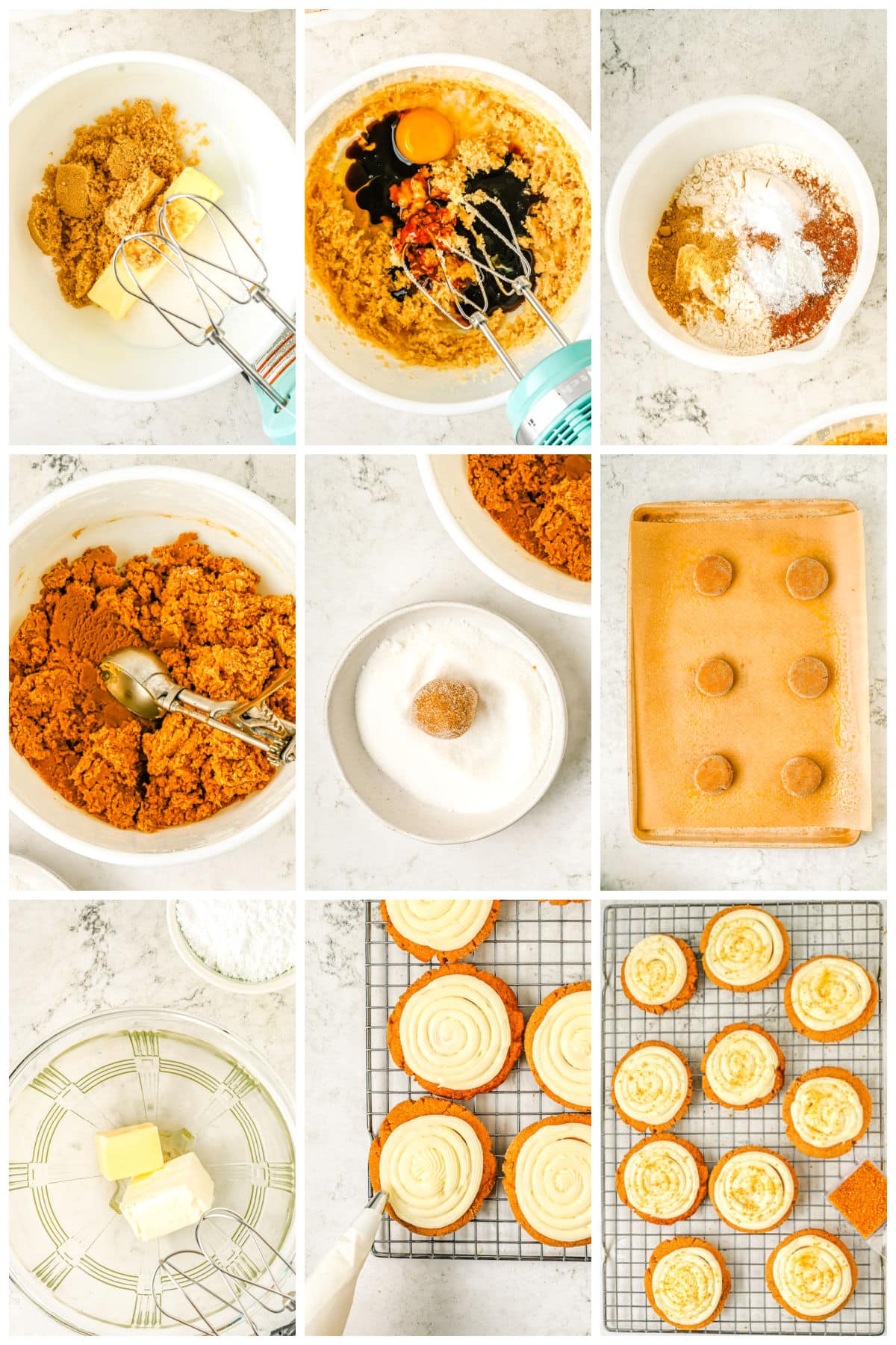 A picture collage showing how to make this recipe.