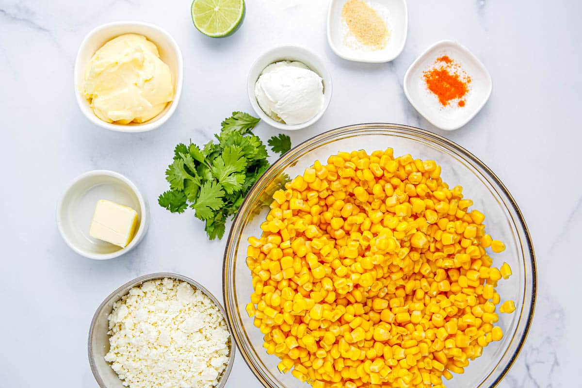 All of the ingredients needed to make this recipe.