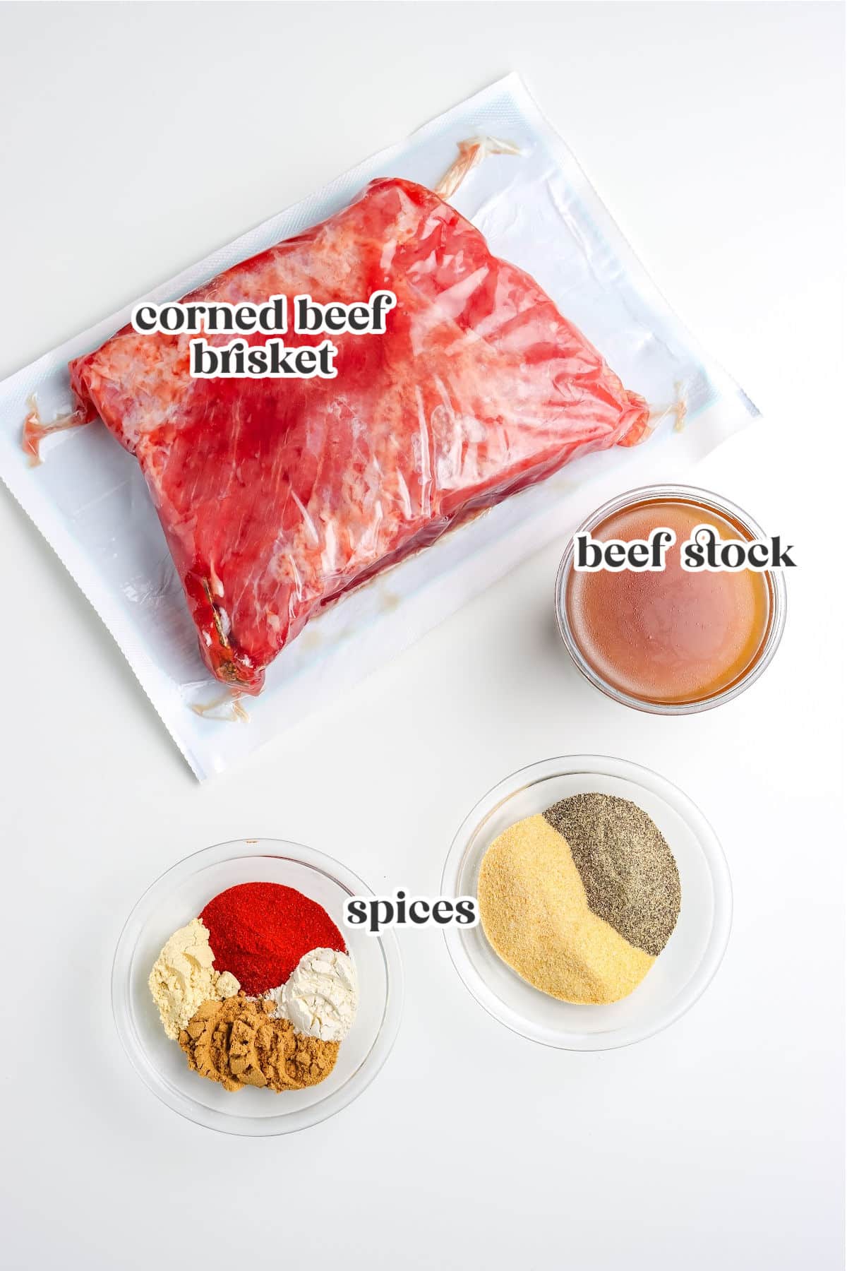 ingredients for smoked corned beef