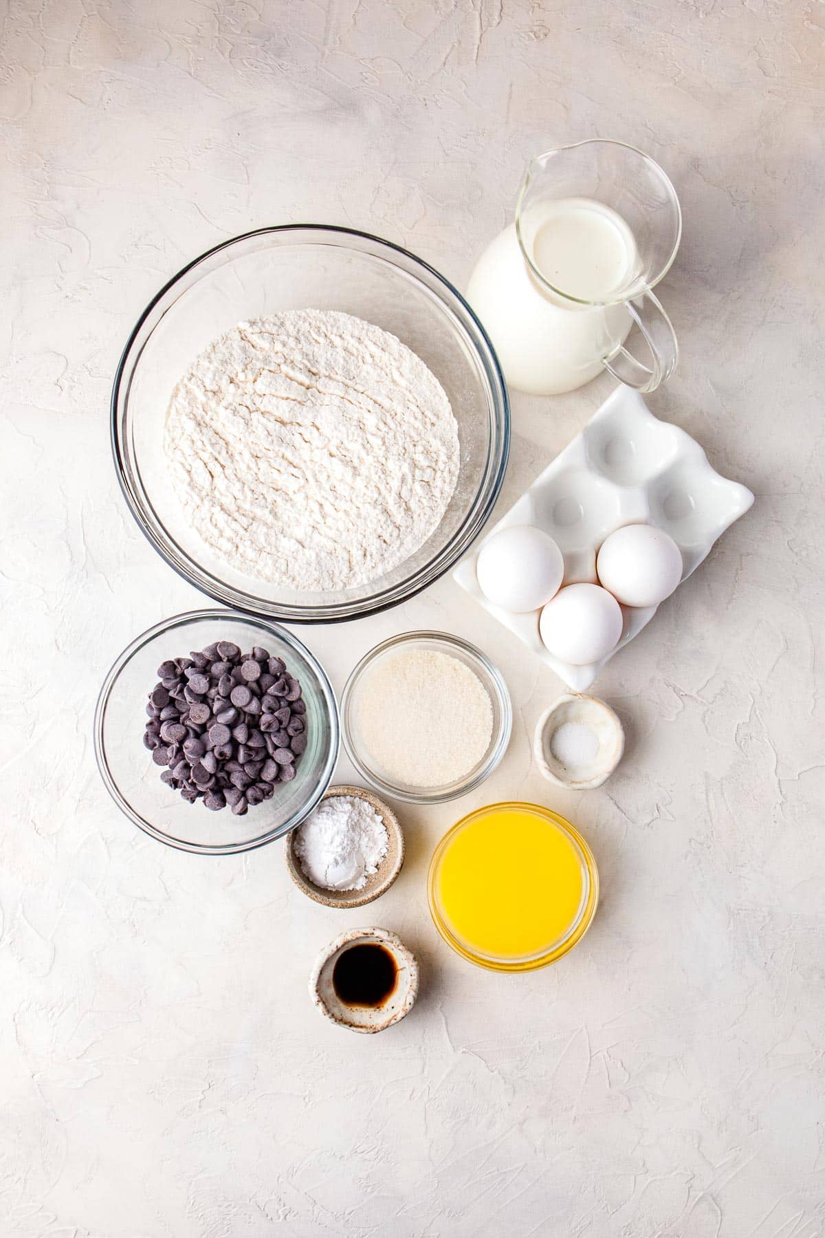 All of the ingredients needed to make this recipe. 