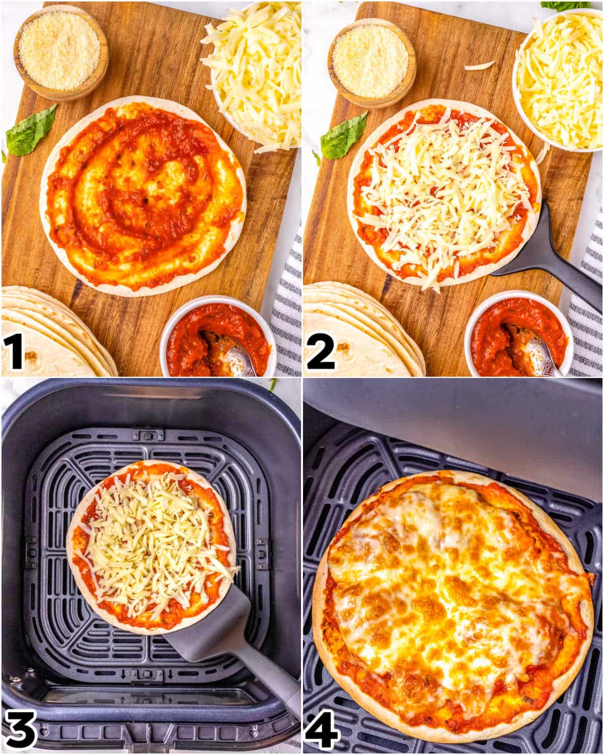 A picture collage showing how to make this recipe.