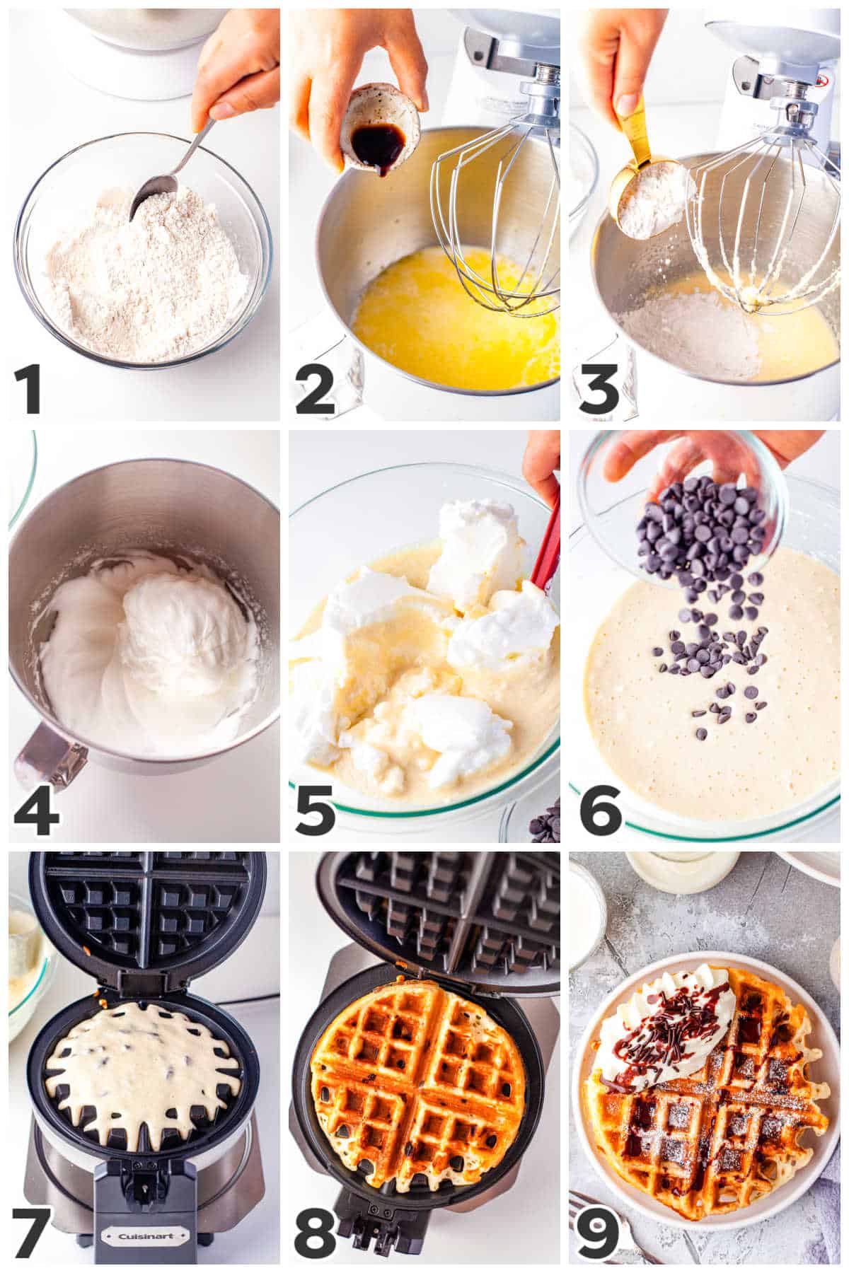 A picture collage showing how to make this recipe.