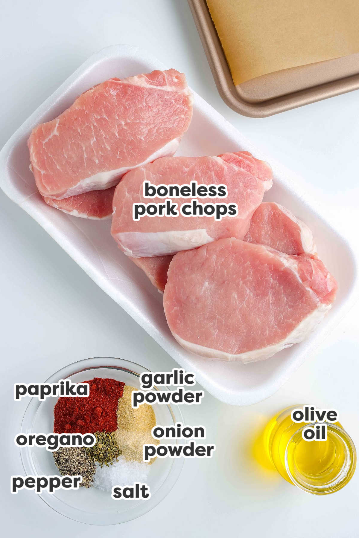 The ingredients with text overlay labeling each.