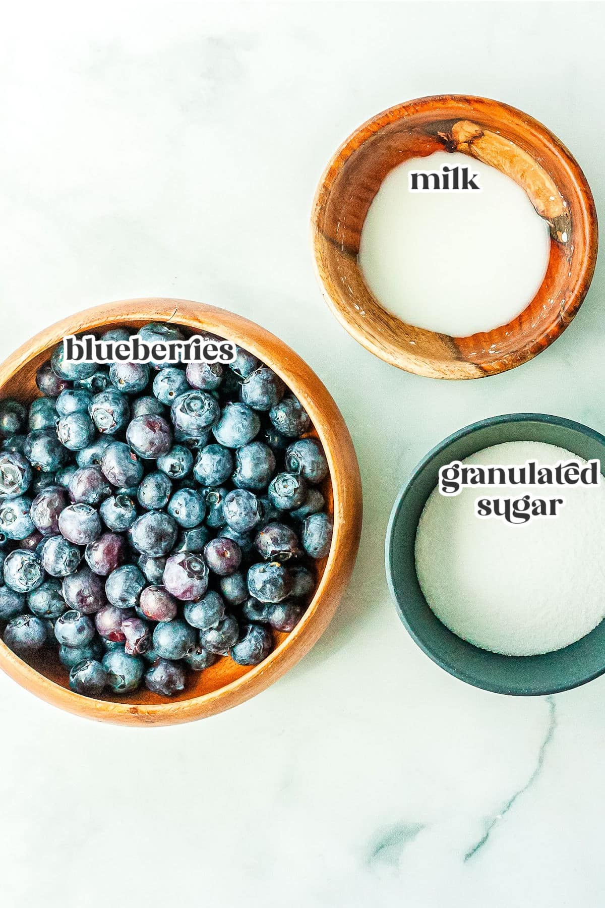 ingredients for blueberry syrup