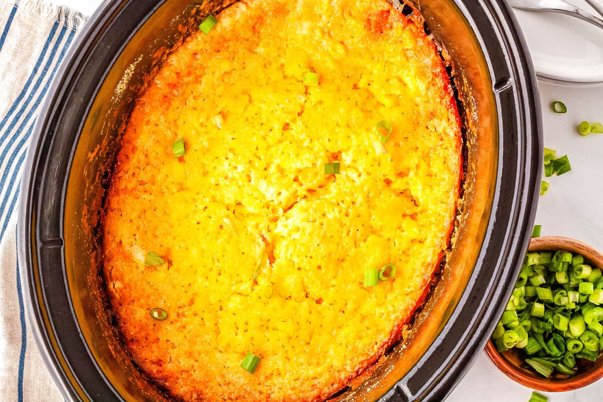 Corn Casserole in a crockpot
