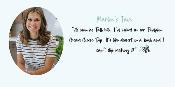 a picture of co-owner of Easy Budget recipes, Marlee with text overlay of her favorite recipe